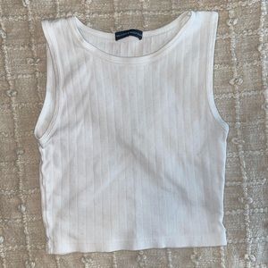 Brandy Melville white baby muscle tank
